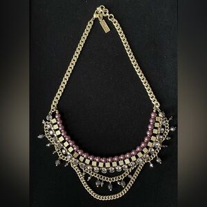 Silpada Blue Violet Bib Necklace